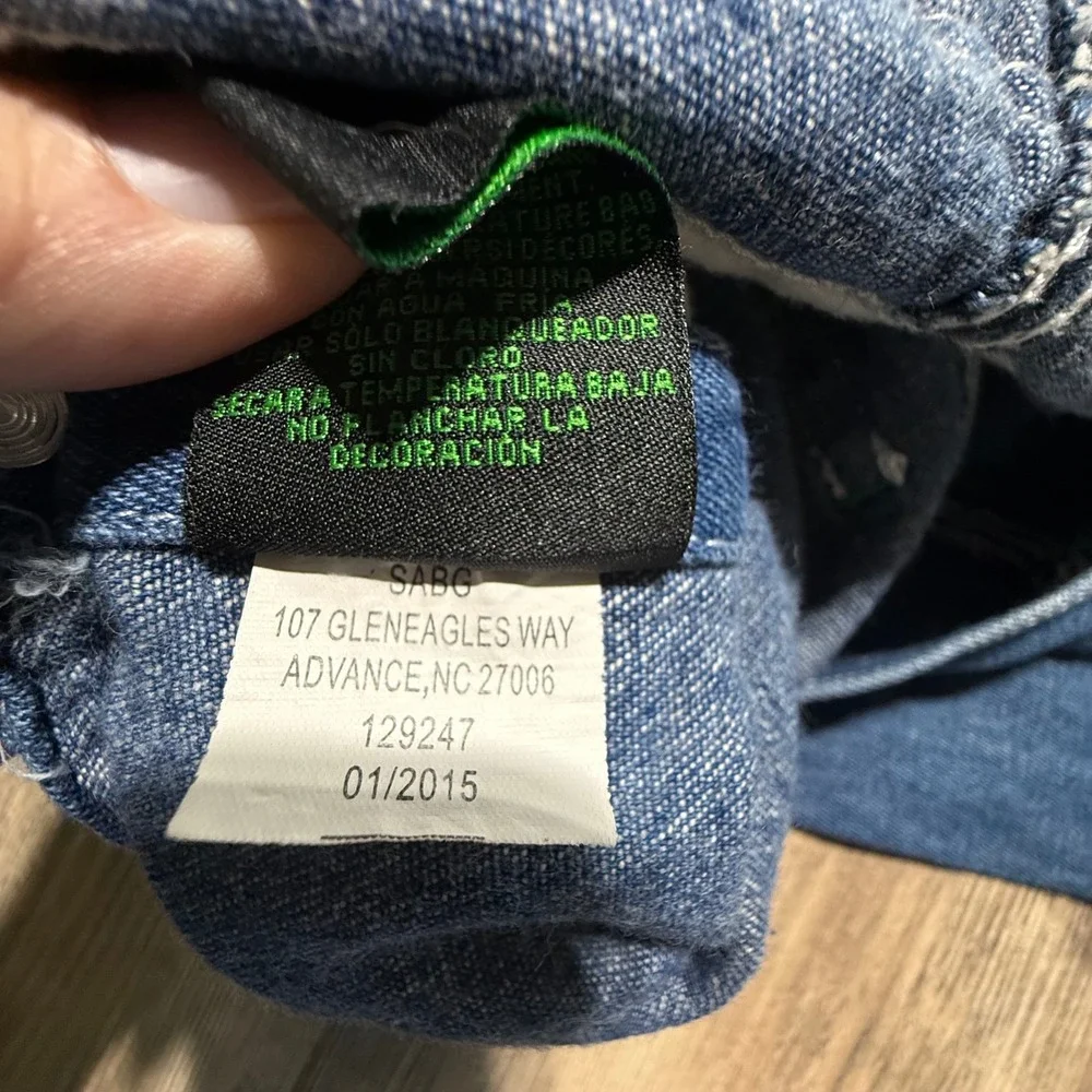 Americana John Deere Overalls Blue Denim Kids Workwear Bibs